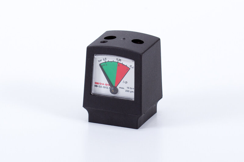 Indikátor rozdielov tlaku